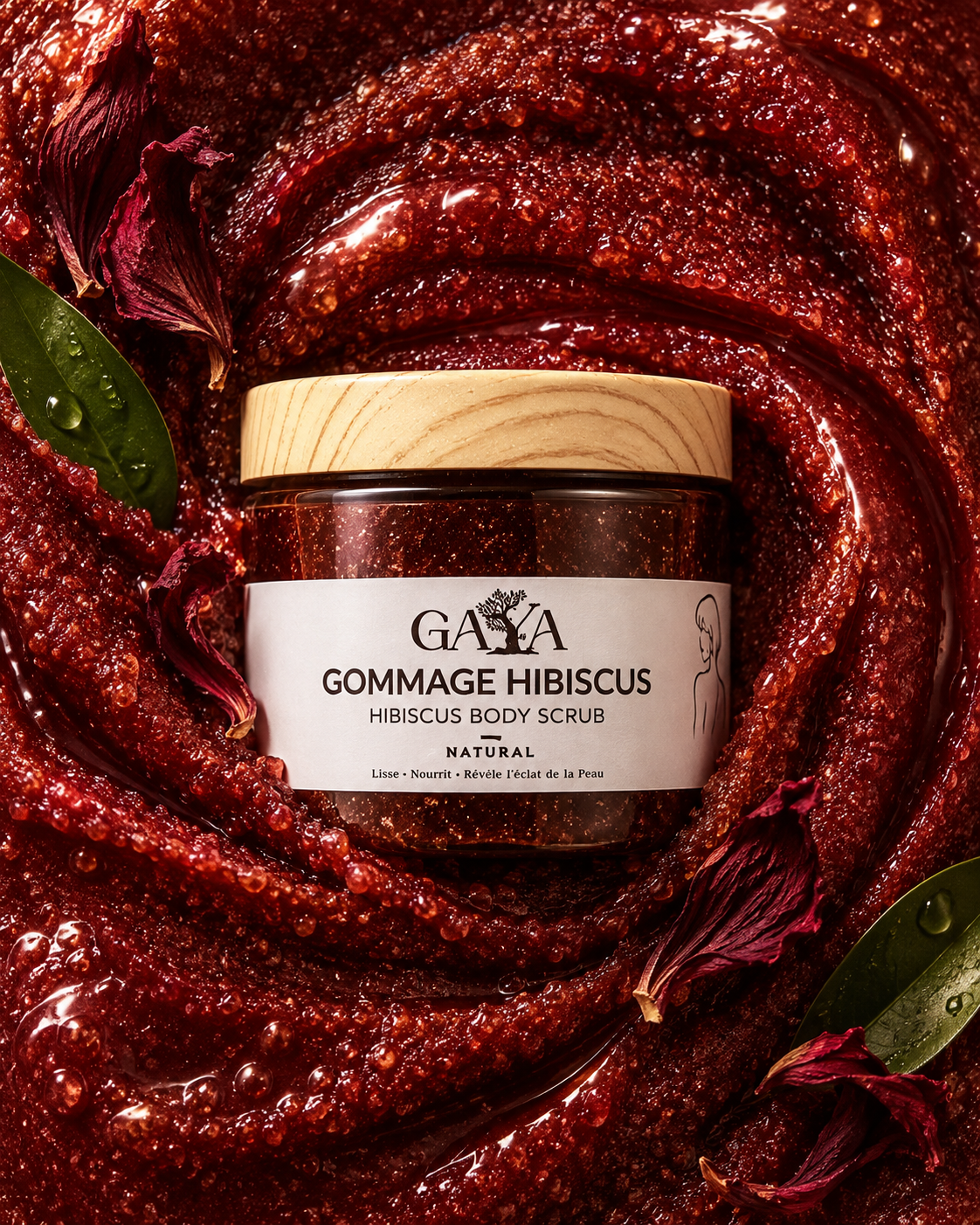 GAYA Gommage Hibiscus - Exfoliant Corps Naturel